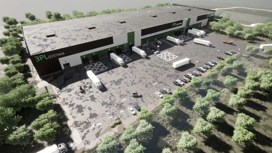 Mrec Investment Management is constructing a new logistics center for 3PLogistiikka in Bastukärr, Sipoo